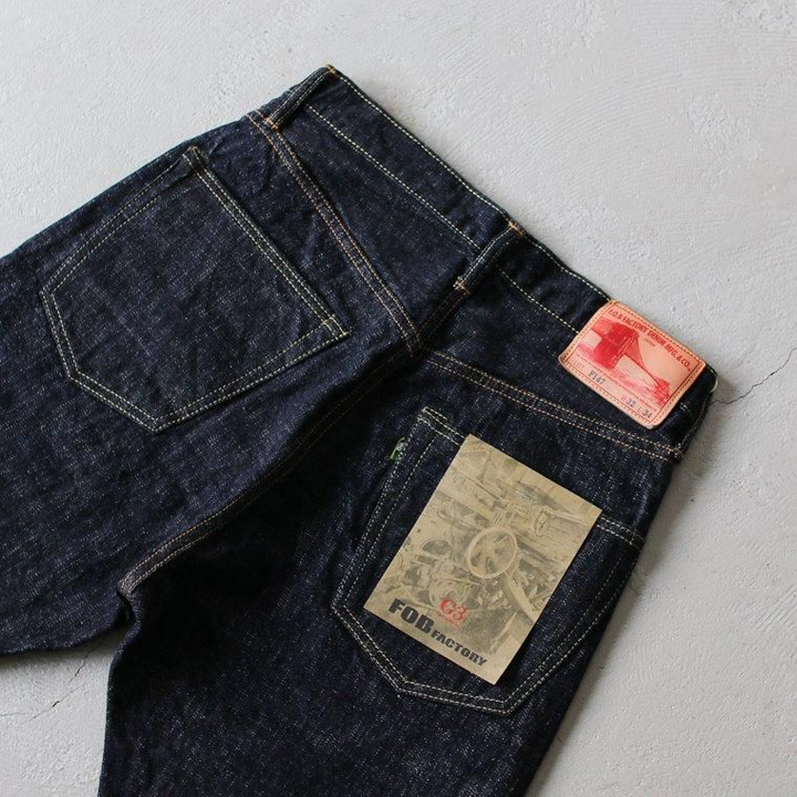 FOB factory エフオービーファクトリー F147 Selvedge Denim 5Pocket Pants
