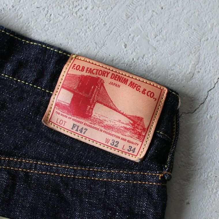 FOB factory エフオービーファクトリー F147 Selvedge Denim 5Pocket Pants