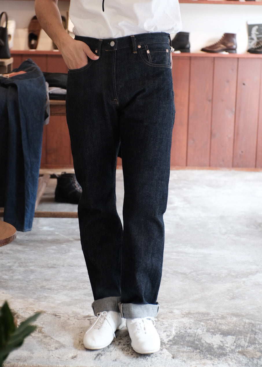 【PATHLOW】GENERAL THINGS Lot.110 / Button fly Jeans Line 1 Straight