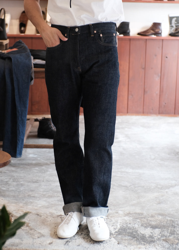 【PATHLOW】GENERAL THINGS Lot.110 / Button fly Jeans Line 1 Straight