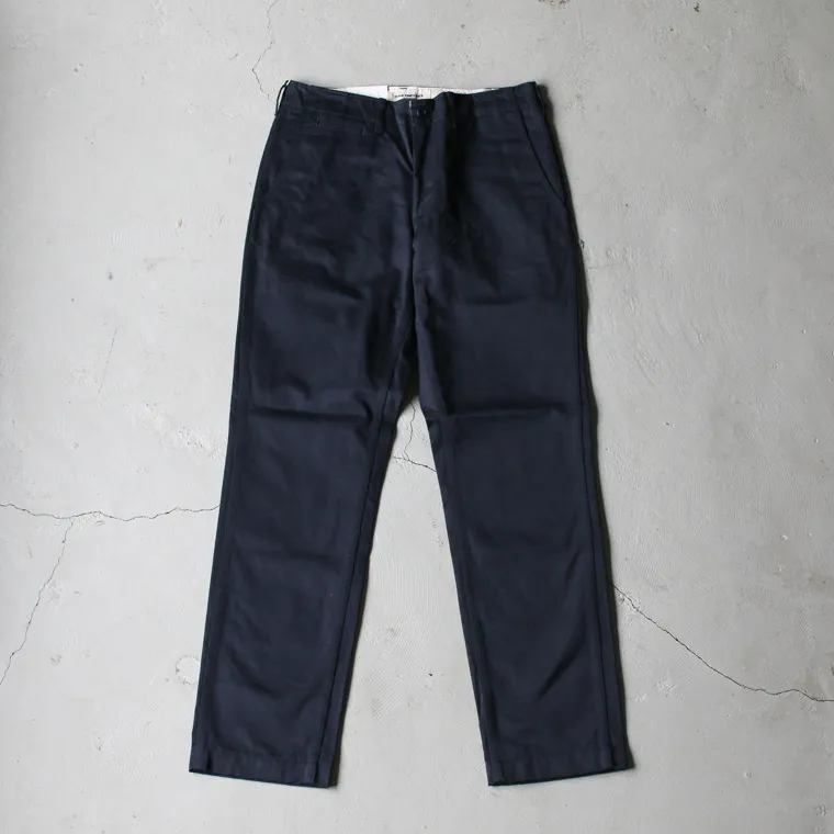 FOB factory エフオービーファクトリー F0514 NARROW U.S TROUSER Navy