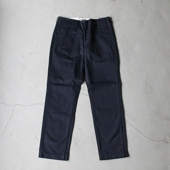 FOB factory エフオービーファクトリー F0514 NARROW U.S TROUSER Navy