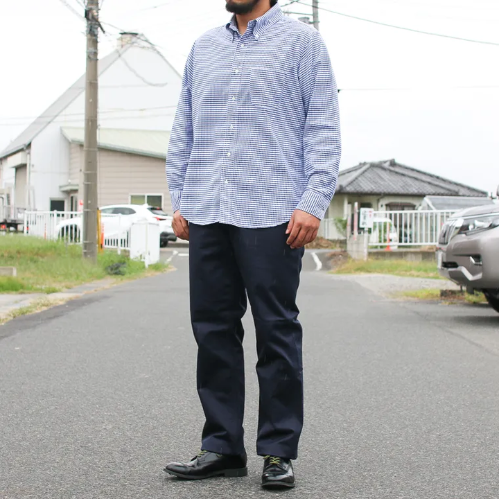 FOB factory エフオービーファクトリー F0514 NARROW U.S TROUSER Navy