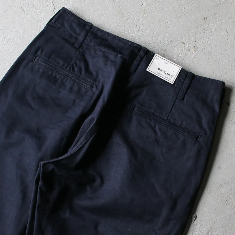 FOB factory エフオービーファクトリー F0514 NARROW U.S TROUSER Navy