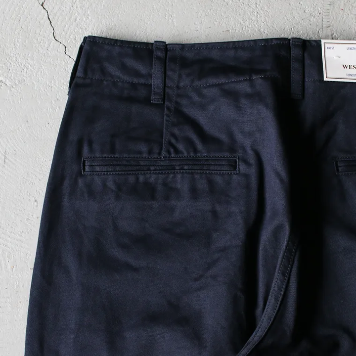 FOB factory エフオービーファクトリー F0514 NARROW U.S TROUSER Navy