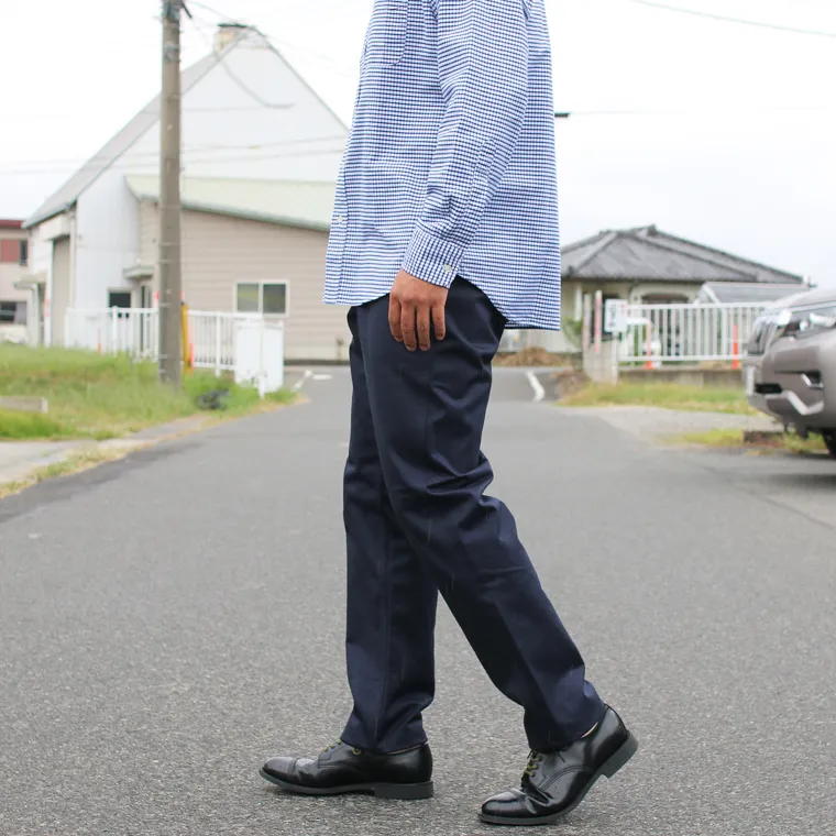 FOB factory エフオービーファクトリー F0514 NARROW U.S TROUSER Navy
