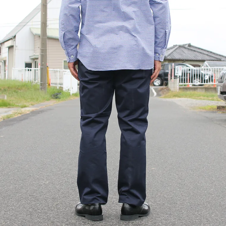 FOB factory エフオービーファクトリー F0514 NARROW U.S TROUSER Navy