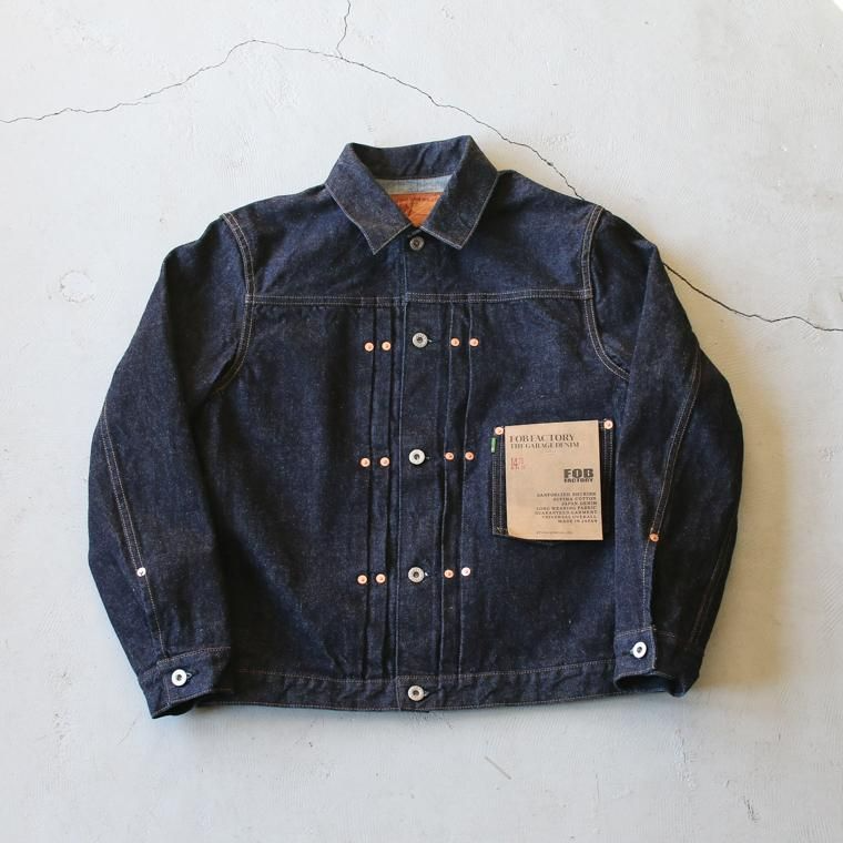 FOB factory エフオービーファクトリー F2432 SELVEDGE GARAGE DENIM JACKET