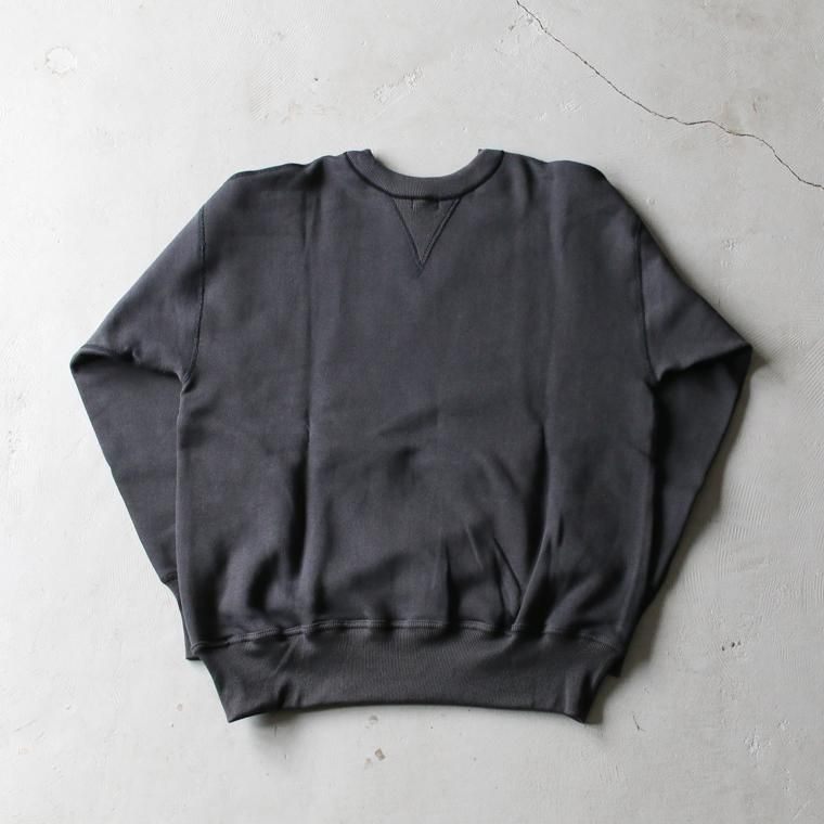 WAREHOUSE ウエアハウス Lot401 吊り編みクルースウェット CREW SWEAT スミクロ