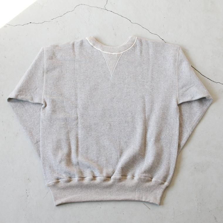 WAREHOUSE ウエアハウス Lot401 吊り編みクルースウェット CREW SWEAT 杢グレ
