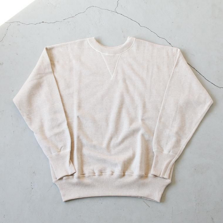 WAREHOUSE ウエアハウス Lot401 吊り編みクルースウェット CREW SWEAT オートミール