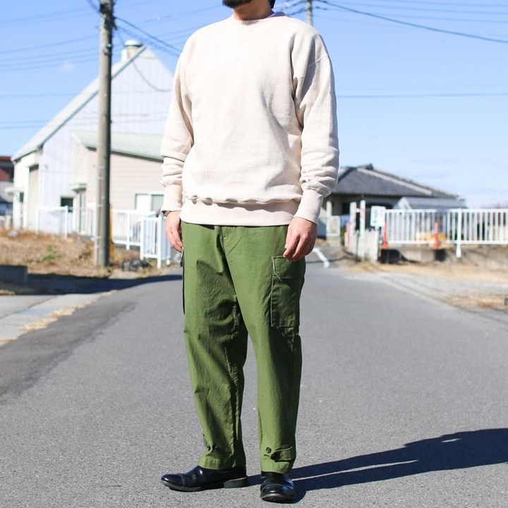 WAREHOUSE ウエアハウス Lot401 吊り編みクルースウェット CREW SWEAT オートミール
