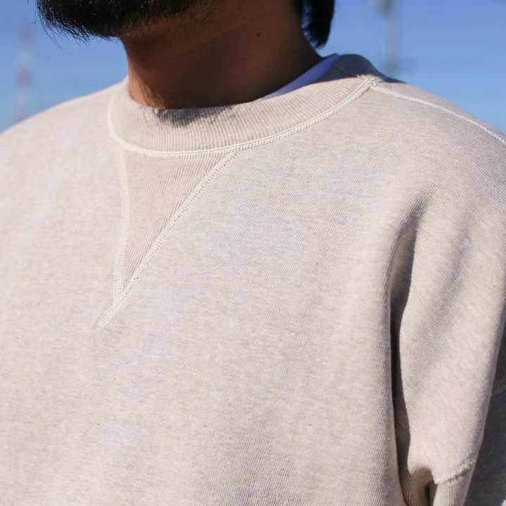 WAREHOUSE ウエアハウス Lot401 吊り編みクルースウェット CREW SWEAT オートミール
