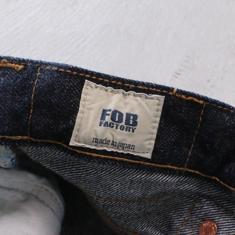 FOB factory エフオービーファクトリー F165 SELVEDGE GARAGE DENIM 5P JEANS