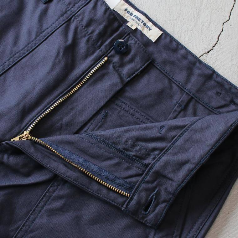 FOB factory エフオービーファクトリー F0431 BAKER PANTS Navy