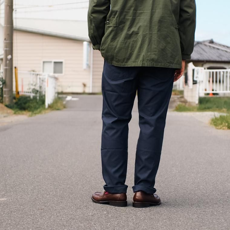 FOB factory エフオービーファクトリー F0431 BAKER PANTS Navy