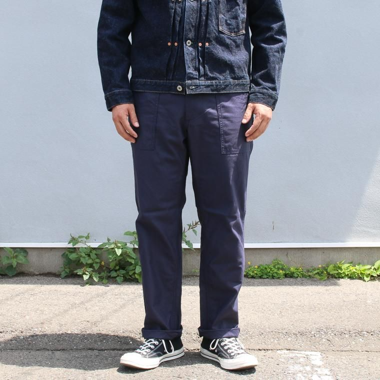 FOB factory エフオービーファクトリー F0431 BAKER PANTS Navy