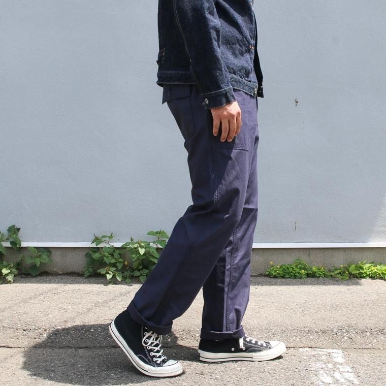 FOB factory エフオービーファクトリー F0431 BAKER PANTS Navy