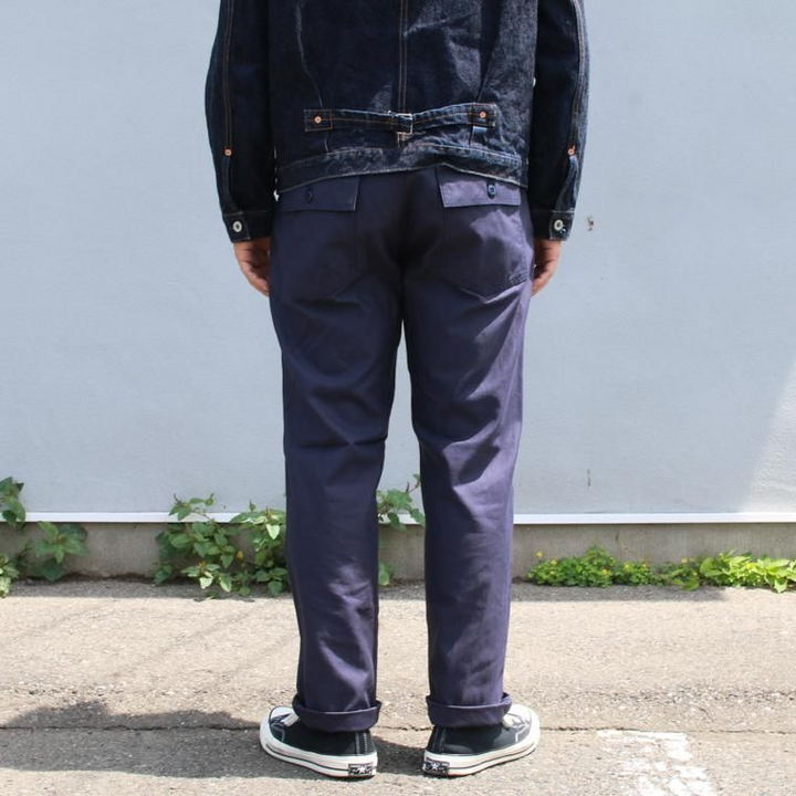 FOB factory エフオービーファクトリー F0431 BAKER PANTS Navy
