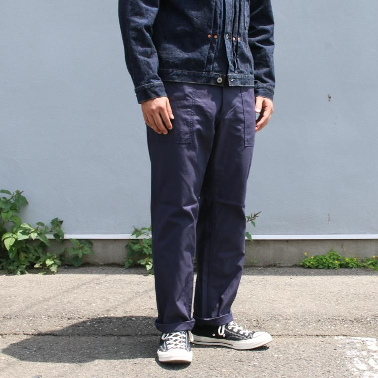 FOB factory エフオービーファクトリー F0431 BAKER PANTS Navy