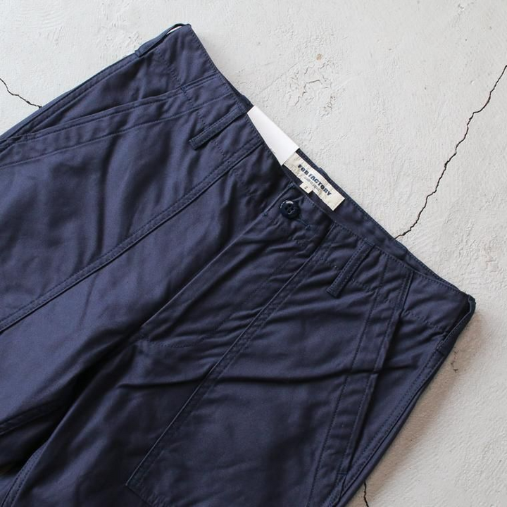 FOB factory エフオービーファクトリー F0431 BAKER PANTS Navy