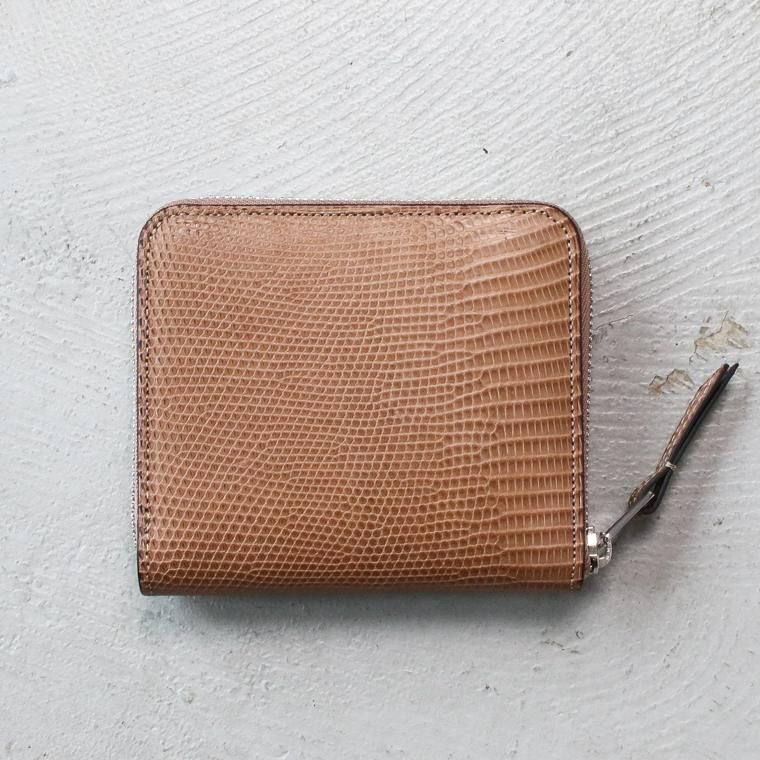 ITUAIS イトゥアイス RO-RO WALLET SHORT LIZARD Beige