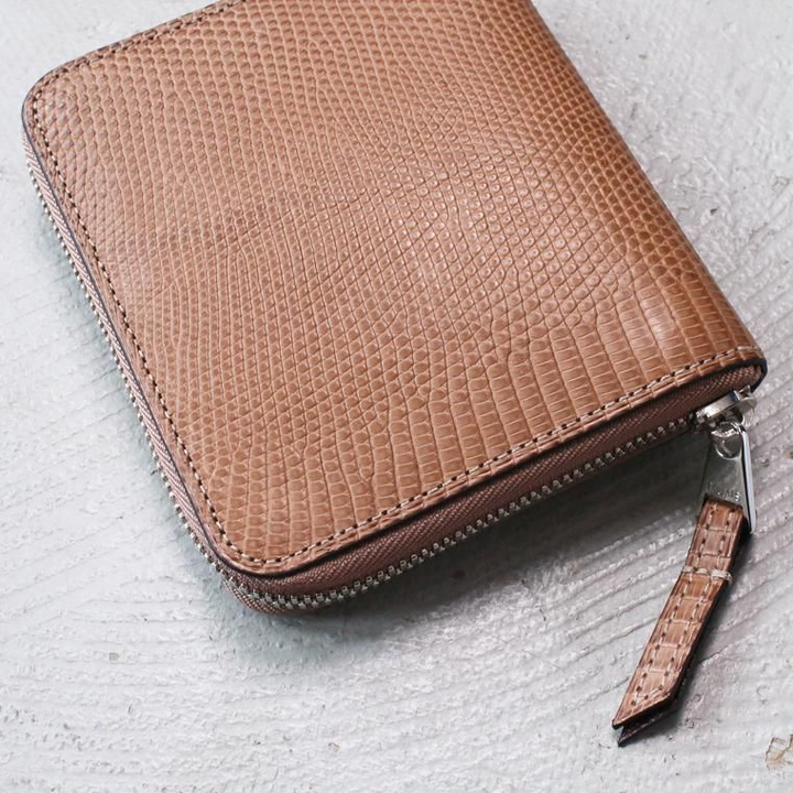ITUAIS イトゥアイス RO-RO WALLET SHORT LIZARD Beige