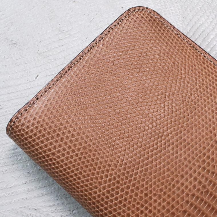 ITUAIS イトゥアイス RO-RO WALLET SHORT LIZARD Beige