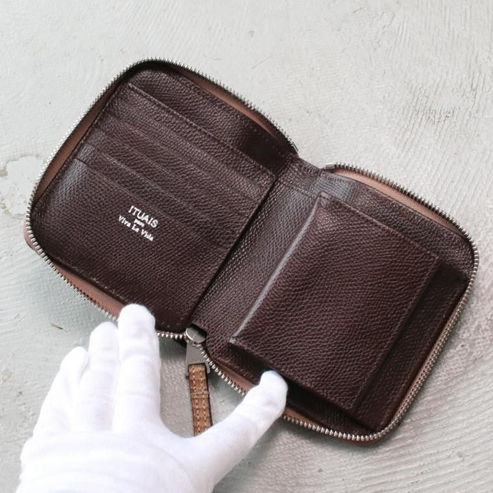 ITUAIS イトゥアイス RO-RO WALLET SHORT LIZARD Beige
