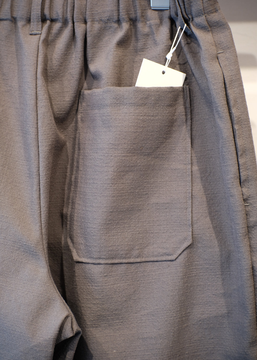 【PATHLOW】MANUAL ALPHABET RICH BUTCHER WIDE EASY PANTS GREY
