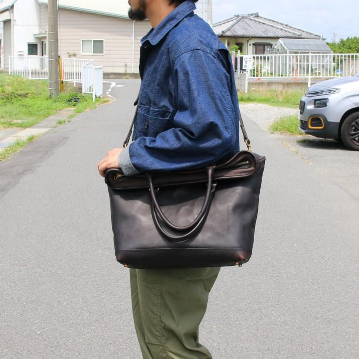VASCO ヴァスコ VS-244LS LEATHER NELSON 2WAY BAG ブラック
