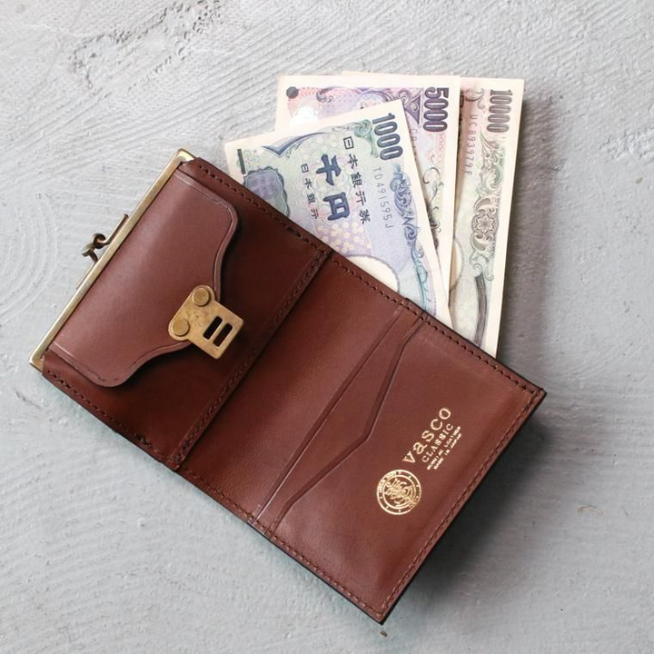 VASCO ヴァスコ VSC-713  LEATHER VOYAGE PURSE WALLET ブラウン