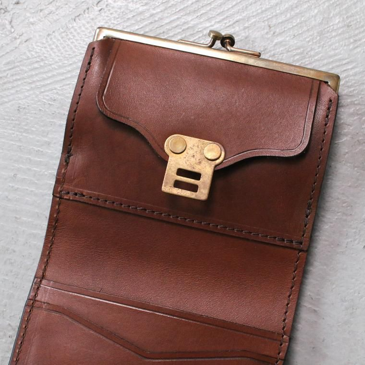 VASCO ヴァスコ VSC-713  LEATHER VOYAGE PURSE WALLET ブラウン