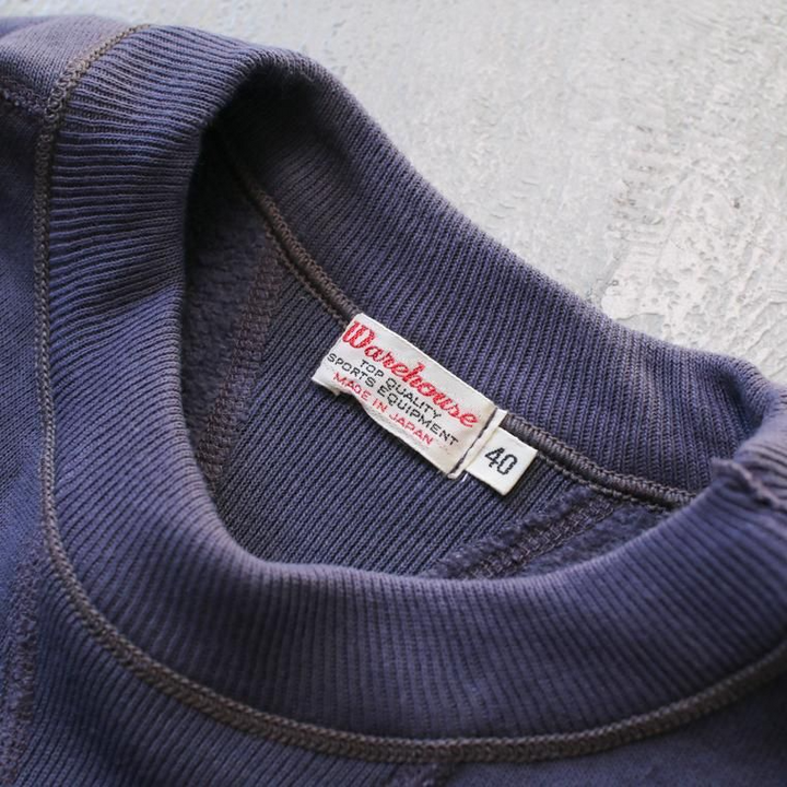WAREHOUSE ウエアハウス Lot401 吊り編みクルースウェット CREW SWEAT ナスコン