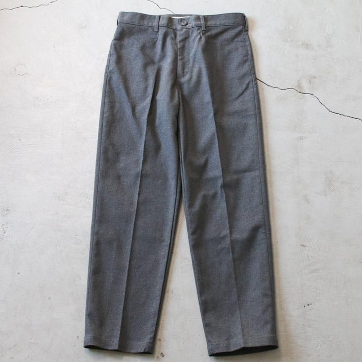 FOB factory エフオービーファクトリー  STA-PREST WIDE TROUSERS グレー