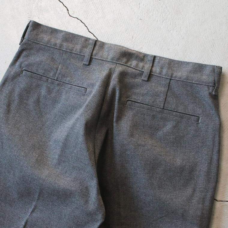 FOB factory エフオービーファクトリー  STA-PREST WIDE TROUSERS グレー