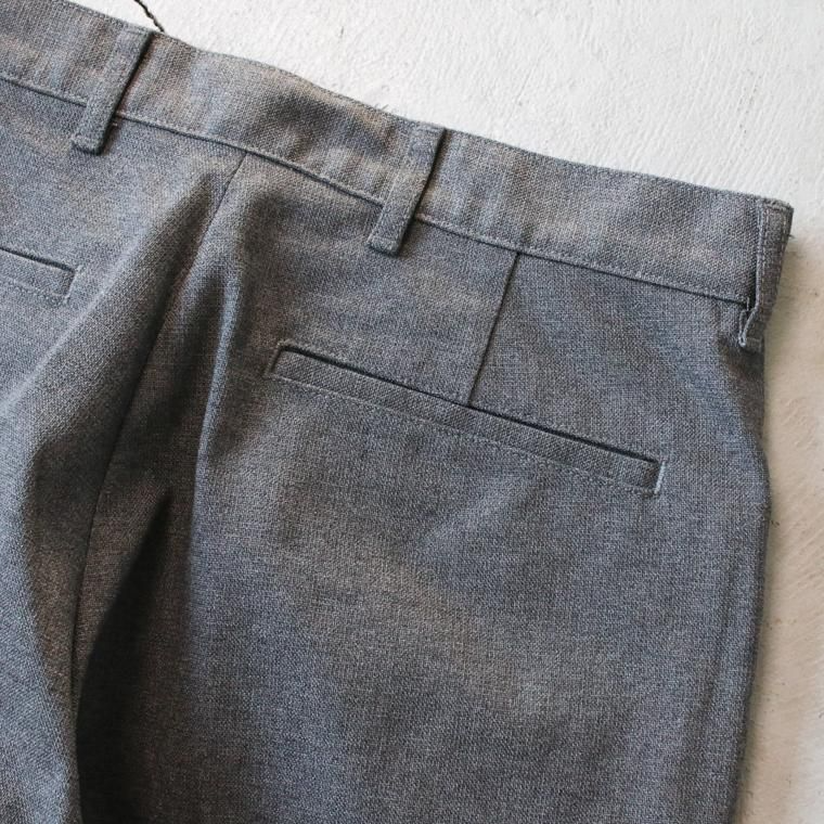 FOB factory エフオービーファクトリー  STA-PREST WIDE TROUSERS グレー