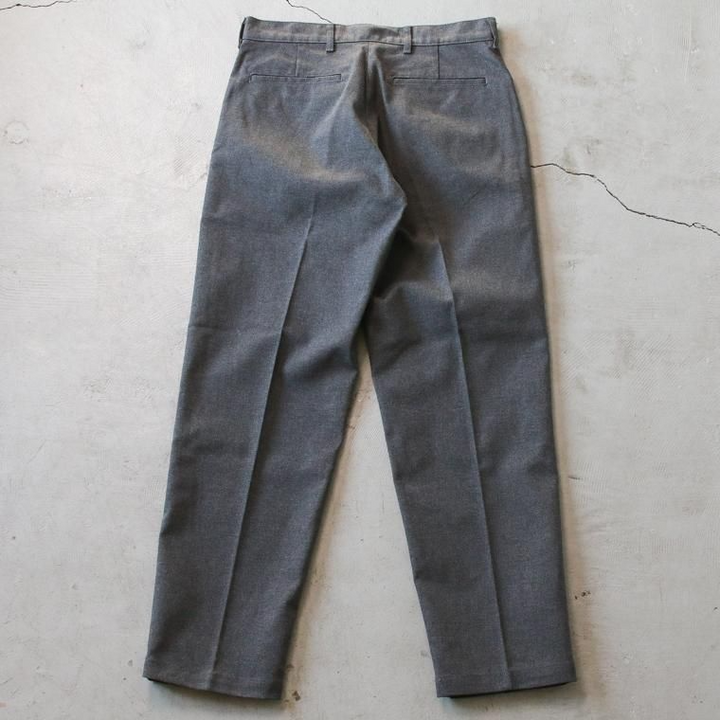 FOB factory エフオービーファクトリー  STA-PREST WIDE TROUSERS グレー