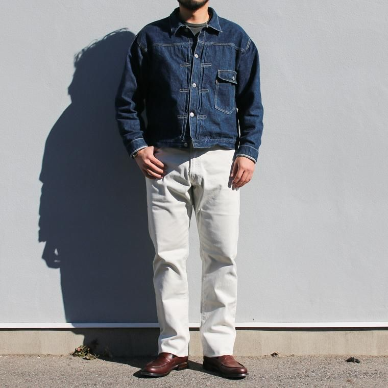 FOB factory エフオービーファクトリー  F1134  PIQUE 5P PANTS アイボリー