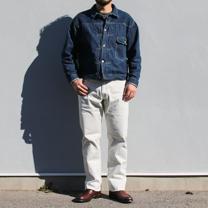 FOB factory エフオービーファクトリー  F1134  PIQUE 5P PANTS アイボリー