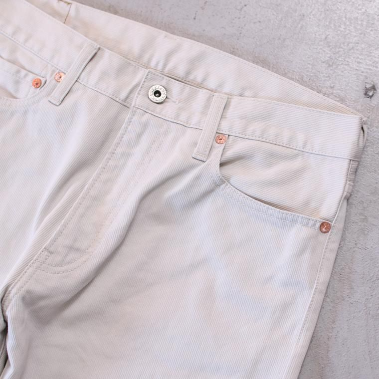 FOB factory エフオービーファクトリー  F1134  PIQUE 5P PANTS アイボリー