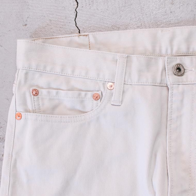FOB factory エフオービーファクトリー  F1134  PIQUE 5P PANTS アイボリー