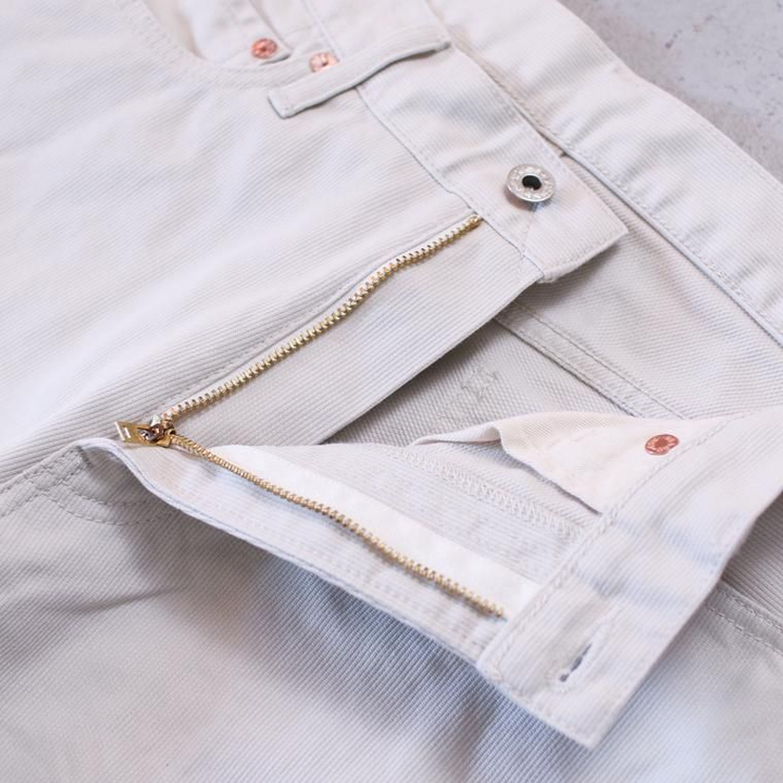FOB factory エフオービーファクトリー  F1134  PIQUE 5P PANTS アイボリー