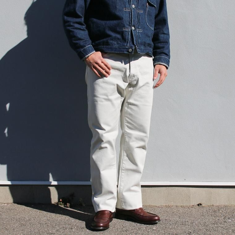 FOB factory エフオービーファクトリー  F1134  PIQUE 5P PANTS アイボリー