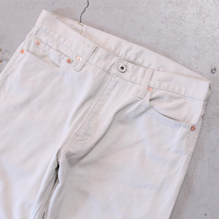 FOB factory エフオービーファクトリー  F1134  PIQUE 5P PANTS アイボリー