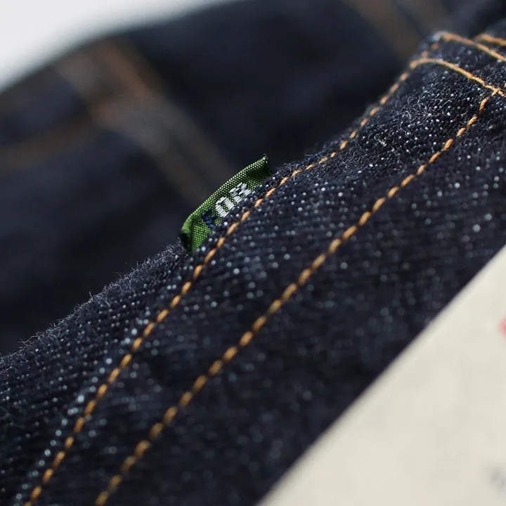 FOB factory F153  SELVEDGE DENIM TAPERED JEANS