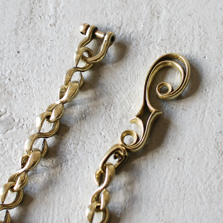 INCEPTION インセプション F HOLE S RING WALLET CHAIN 真鍮
