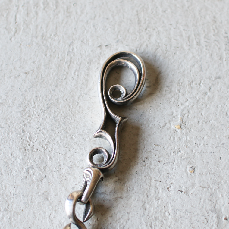INCEPTION インセプション F HOLE S RING WALLET CHAIN 真鍮 シルバー加工