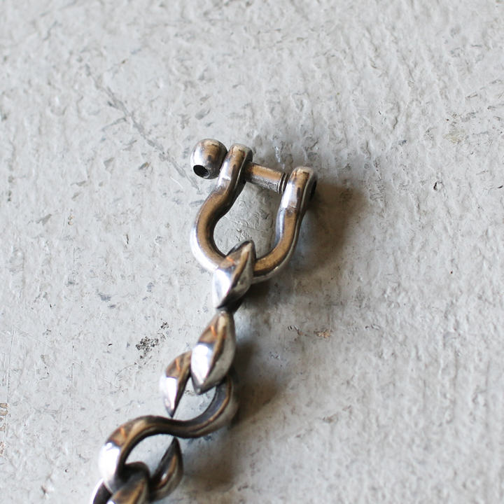 INCEPTION インセプション F HOLE S RING WALLET CHAIN 真鍮 シルバー加工