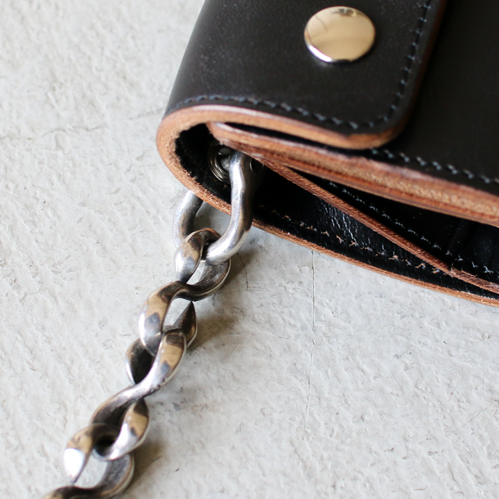 INCEPTION インセプション F HOLE S RING WALLET CHAIN 真鍮 シルバー加工